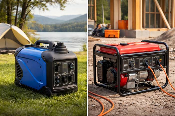 Wechselrichter im Vergleich zu herkömmlichen Generatoren