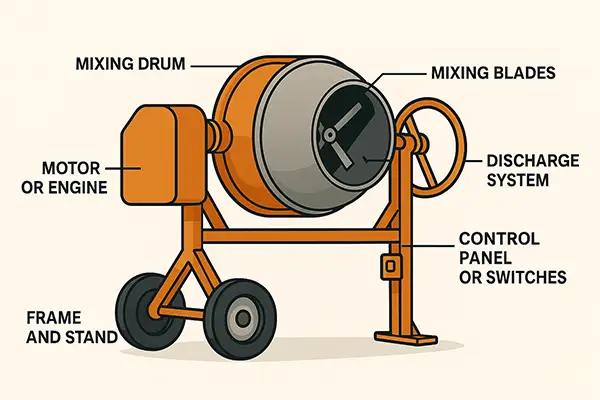 Concrete Mixer Component