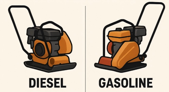 Diesel vs Gasoline Plate Compactor