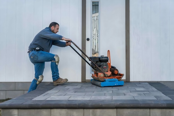 Use a Plate Compactor for Paver Installation