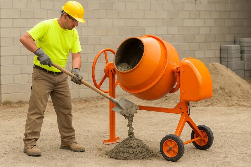 5 Common Mistakes to Avoid When Using a Portable Concrete Mixer