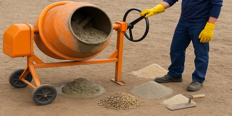 Best Practices for Mixing Different Types of Concrete in a Portable Mixer