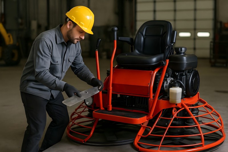 Common Maintenance Tips to Extend the Life of Your Ride-On Trowel