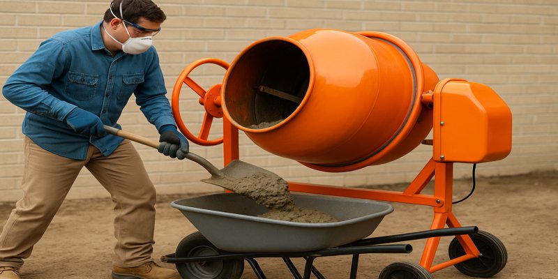 Step-by-Step Guide to Using a Portable Cement Mixer Safely