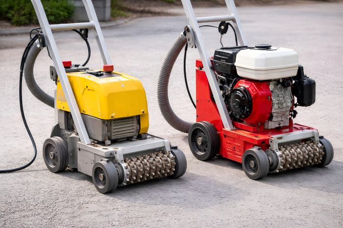 Electric vs. Diesel Powered Concrete Scarifiers