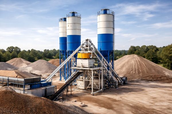 Stationary Concrete Mixer