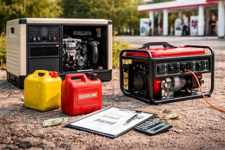 Cost Analysis of Diesel and Gasoline Prices for Portable Generators ...