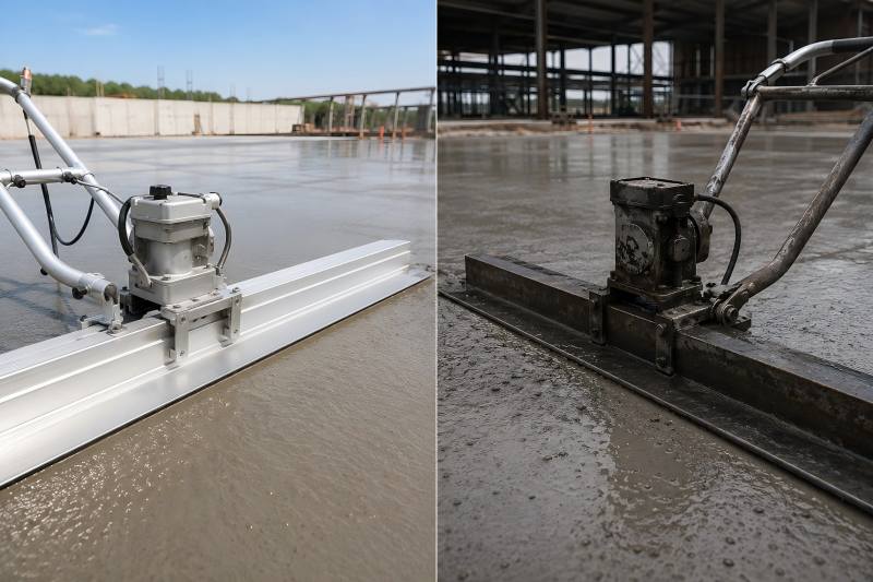 Aluminum Screed Board vs Steel Screed Board