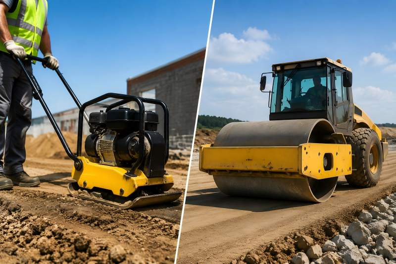 Small Compactor Machine vs Heavy-Duty Roller