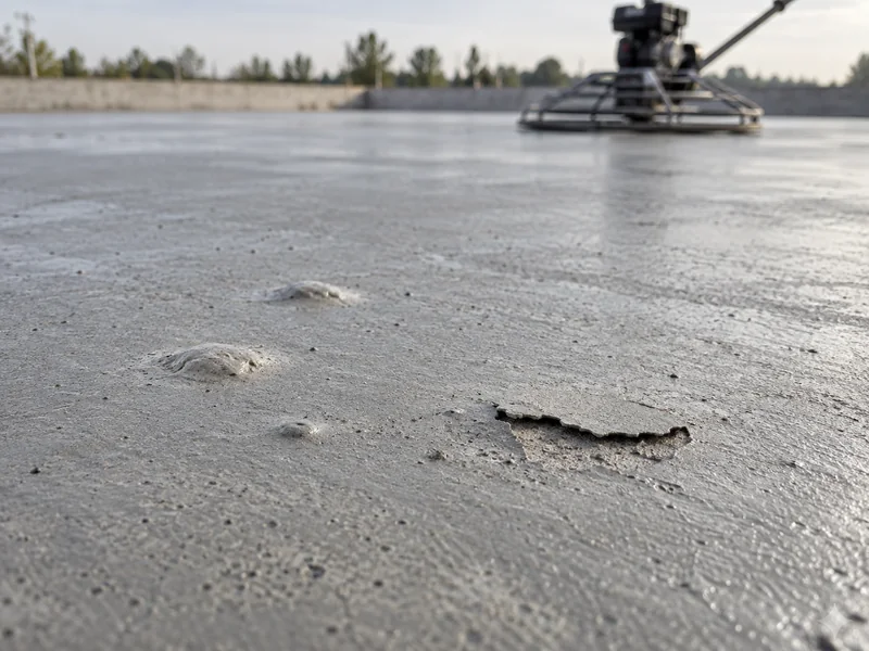 Concrete Surface Blistering And Delamination