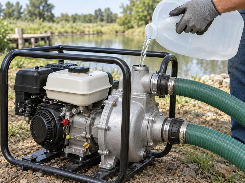 Water Pump Casing Priming