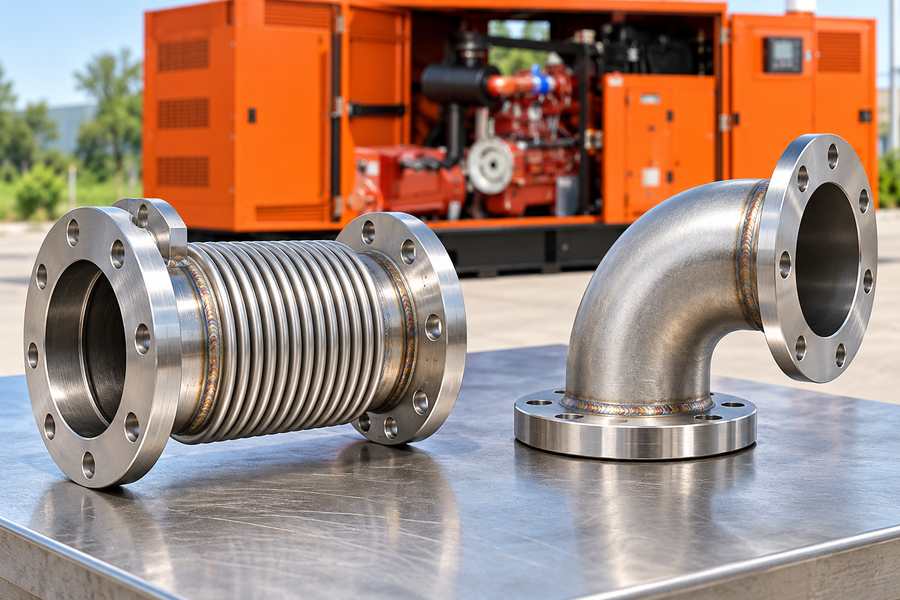Generator Exhaust Bellows And Elbow