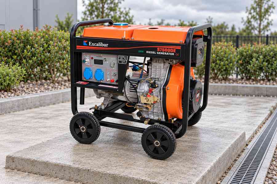 Generator On Raised Dry Ground Generator On Raised Dry Ground