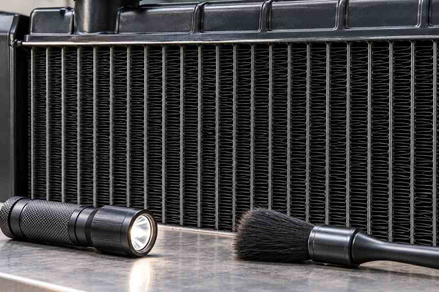 Generator Radiator Fins Inspection Generator Radiator Fins Inspection