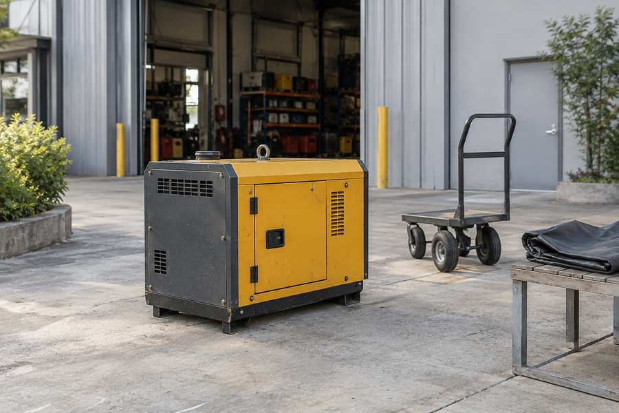 Generator Rental Depot Preparation