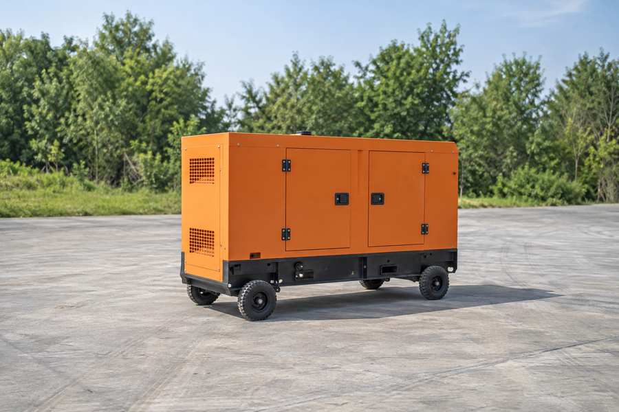 Portable Diesel Generator Outdoor Daily Setup