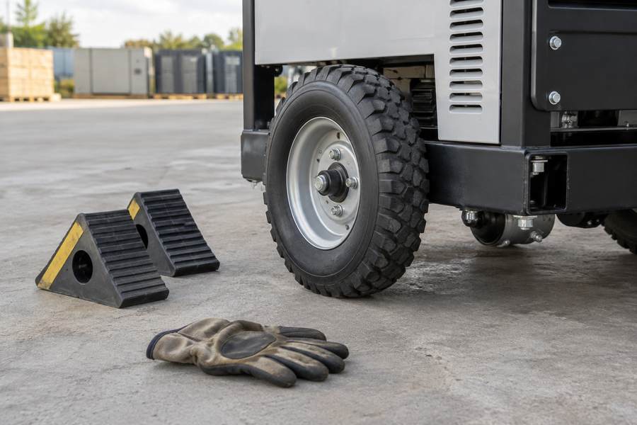 Portable Generator Transport Wheel Check Portable Generator Transport Wheel Check