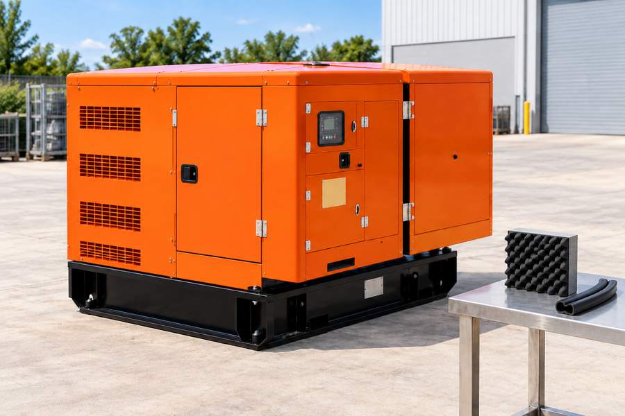 Silent Generator Acoustic Lining And Seal