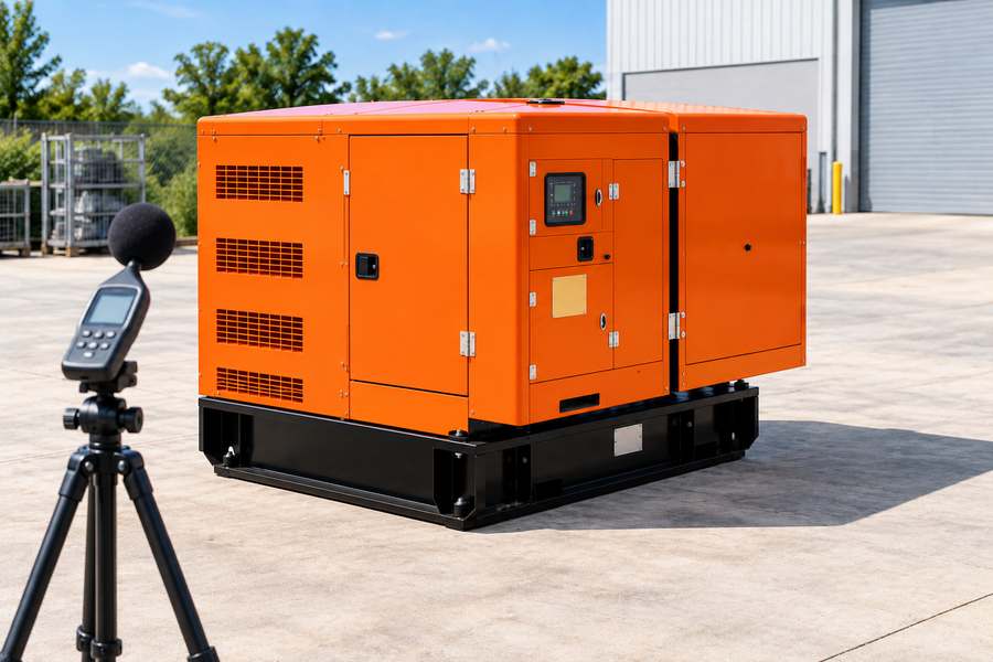 Silent Generator And Sound Level Meter