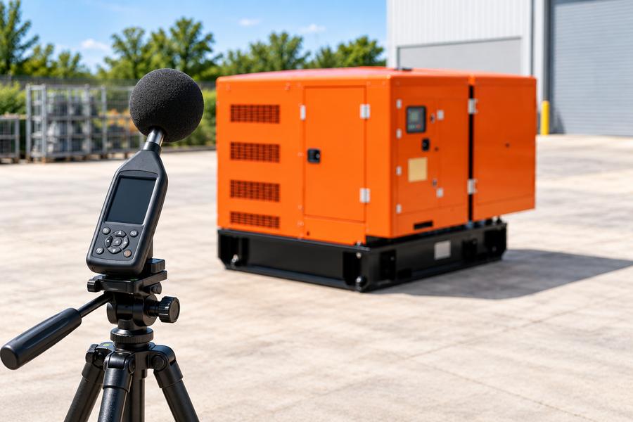 Sound Level Meter On Tripod