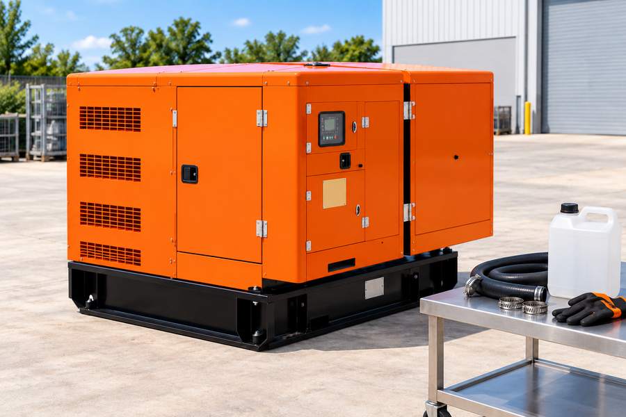 Water Cooled Generator Service Preparation